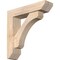 Ekena Millwork Legacy Slat Smooth Bracket w/ Offset Brace, Douglas Fir, 5 1/2"W x 22"D x 22"H BKT0604X22X22LEC06SDF - alternate 1
